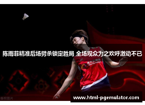 陈雨菲精准后场劈杀锁定胜局 全场观众为之欢呼激动不已